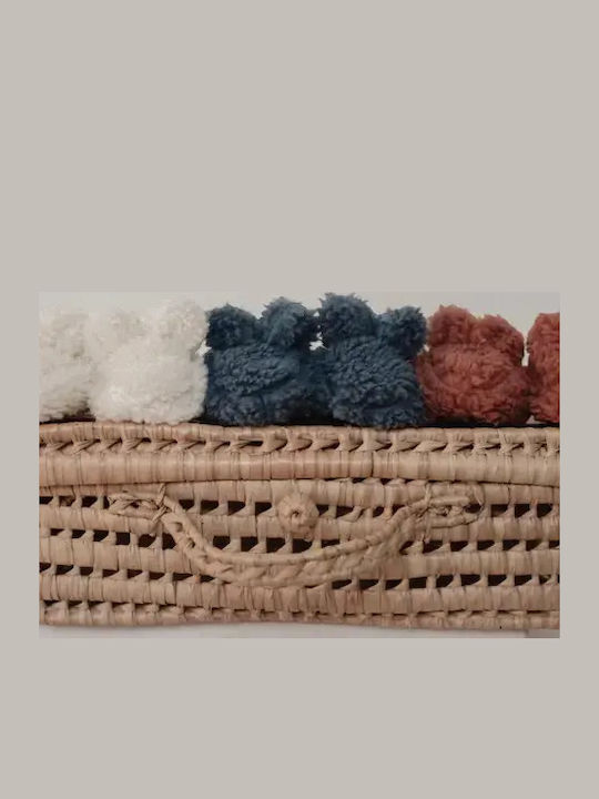 Little Dutch Βρεφικά Μποτάκια Αγκαλιάς Λευκά Teddy