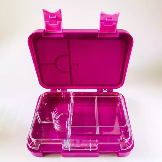 Pandaboo Lunchbox Kunststoff Rosa 820ml 1Stück