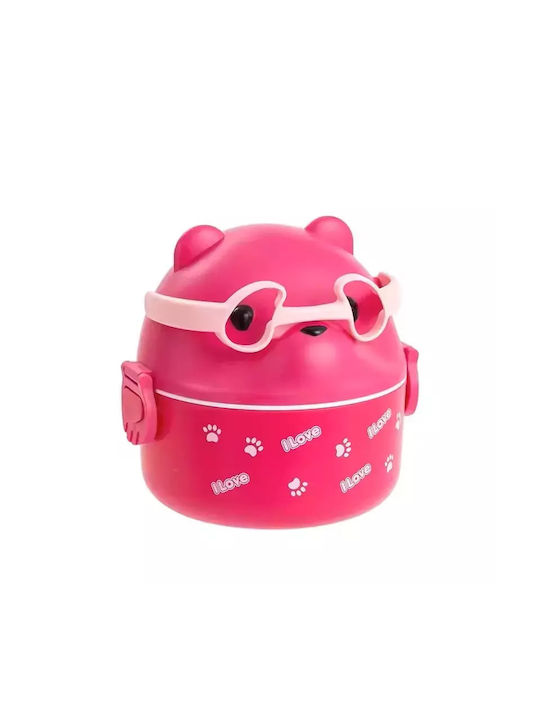 Pandaboo Plastic Lunch Box Gray