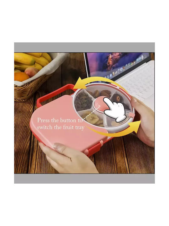 Pandaboo Plastic Lunch Box Purple