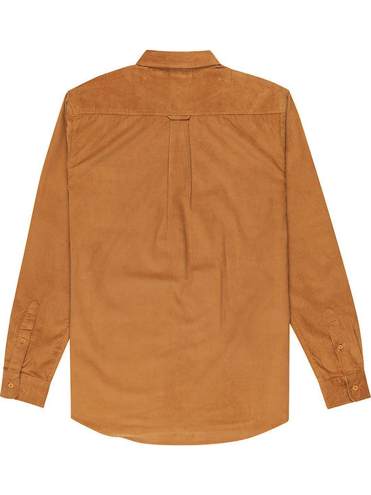 Smoke Trail Long-sleeved Corduroy Shirt Smoke