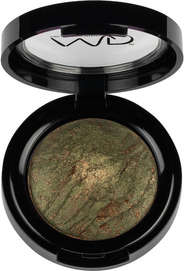 MD Professionnel Baked Range Wet & Dry Eyeshadow Eye Shadow Matte in Solid Form with Khaki Color