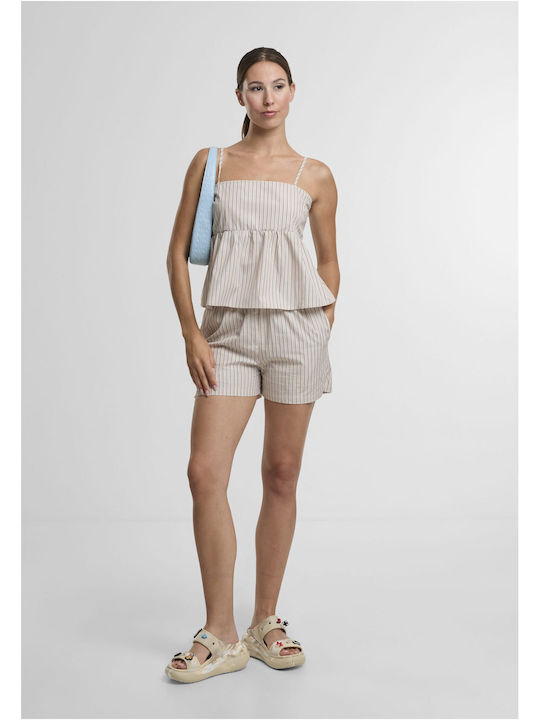 Damen Lingerie Top Gestreift Cloud/white