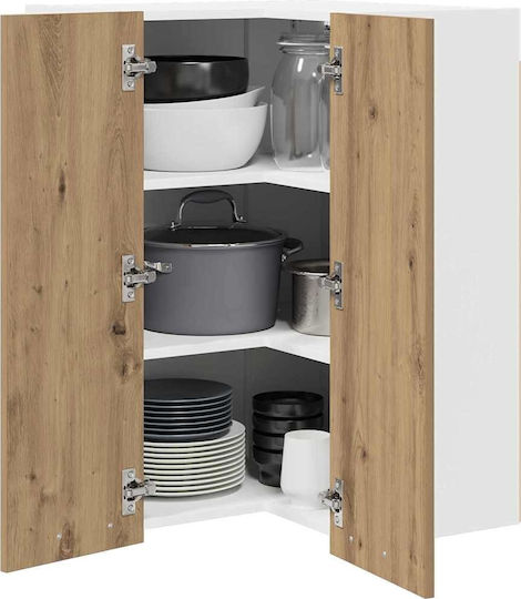 Χειροποίητη Δρυς Και Λευκό 57x57x80buc
