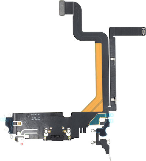 Handy Ersatzkabel Anschluss zum Aufladen iPhone 14 Pro Max Schwarz