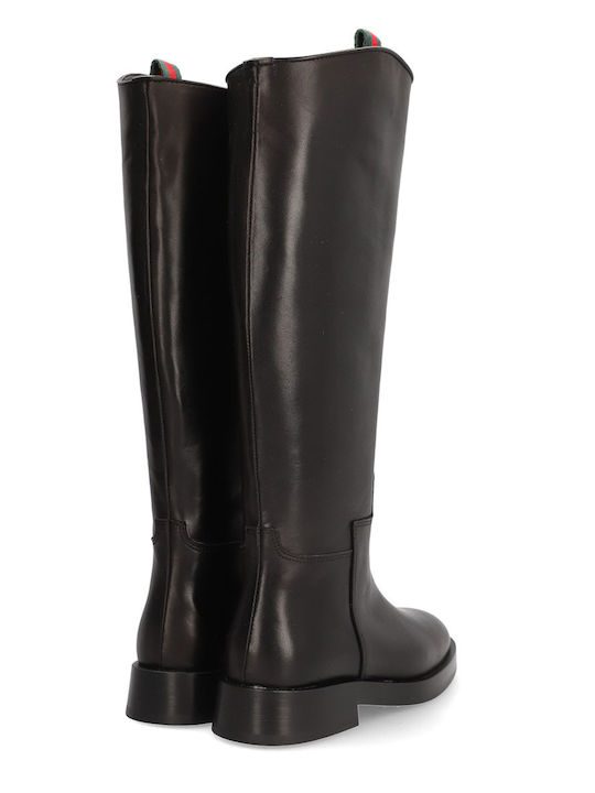 Leather Women's Boots Black