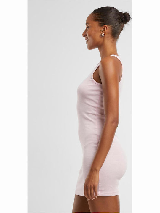 Ladies Summer Mini Dress Blushed Rose