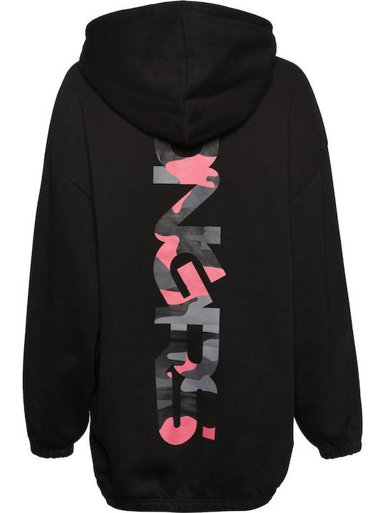 Mini Athletic Dress Long Sleeve Black