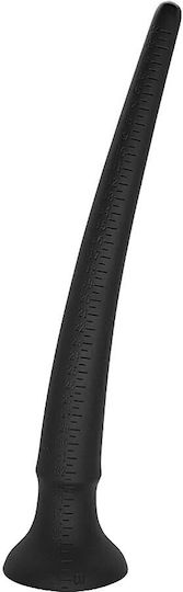 Long Spear Πρωκτικό Ομοίωμα Σιλικόνης Μαύρο 29cm