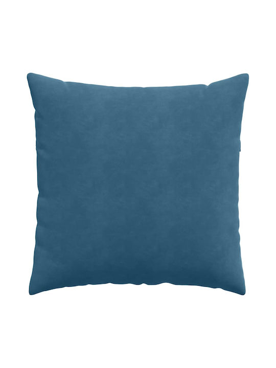 vidaXL Velvet Blue Sofa Cushion 60x60cm