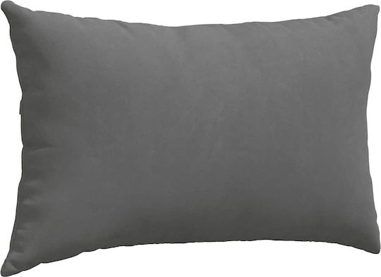 vidaXL Възглавница за диван Dark Gray 2бр 30x50см.