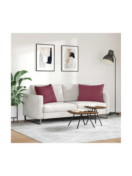 vidaXL Perna De Canapea Roșie 50x70cm