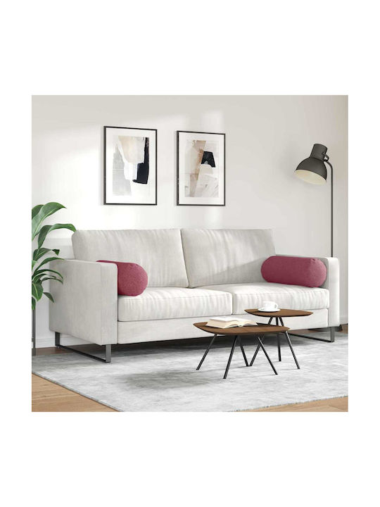 vidaXL Sofa Cushion Red 2pcs 70x25cm.