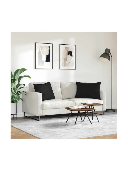 vidaXL Възглавница за Диван Черна 50x70см