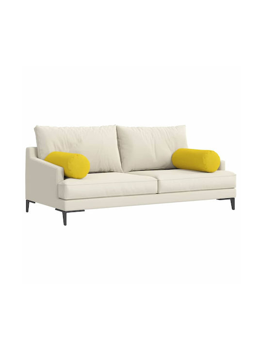 vidaXL Sofa Cushion Soft Yellow 2pcs 70x25cm.
