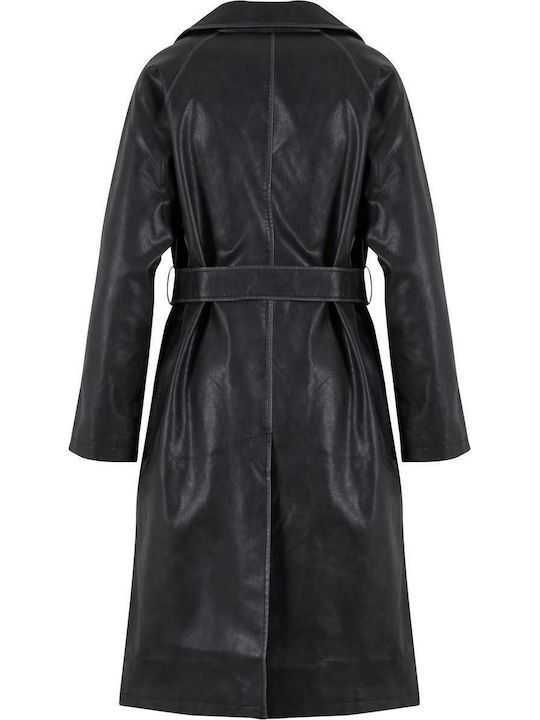 Women's Black Trench Coat