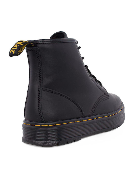 Leder Schwarz Herrenstiefel
