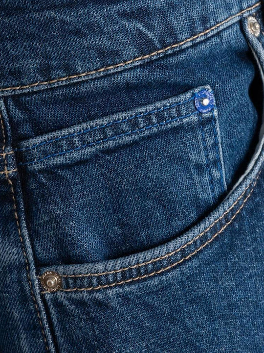 Men's Jeans Pants with Slim Tapered Fit Blue