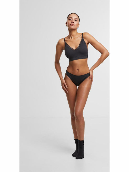 Women's Bra without Padding Black