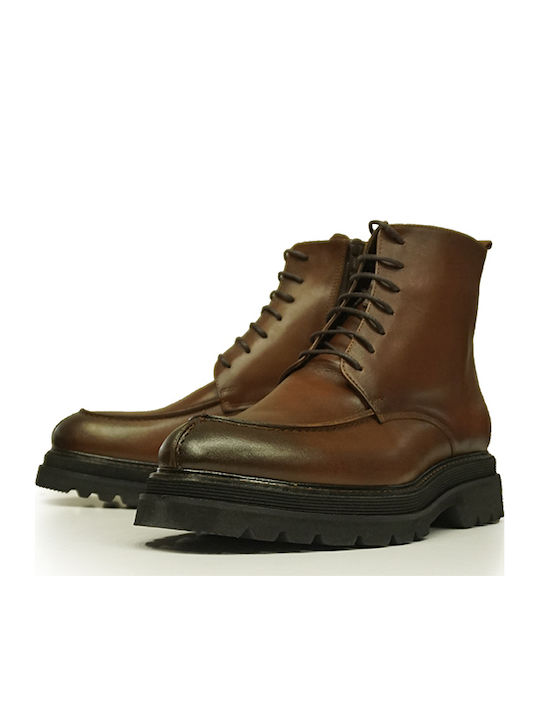 Leather Tabac Brown Boots