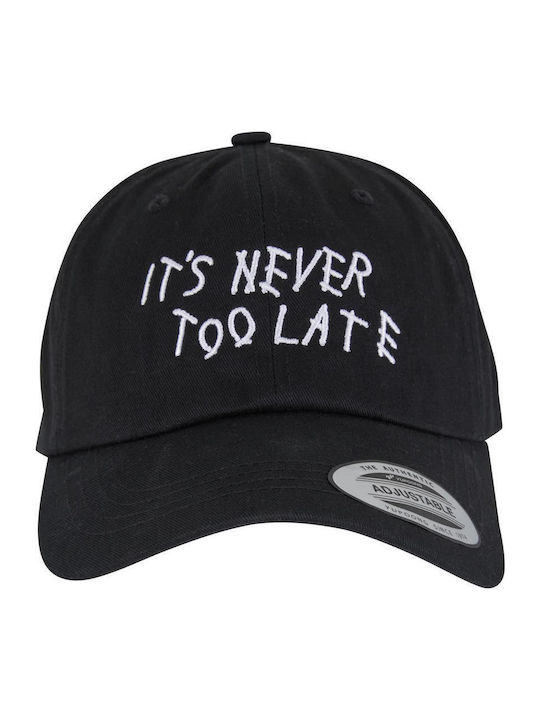 Never Too Late Dad Cap Black One