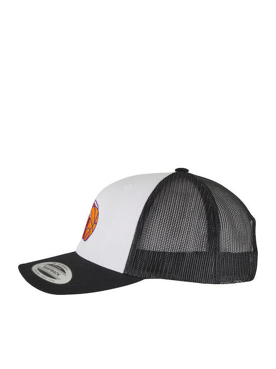 Basketball Fly Retro Camionagiu Colorat Față Negru Alb Negru One