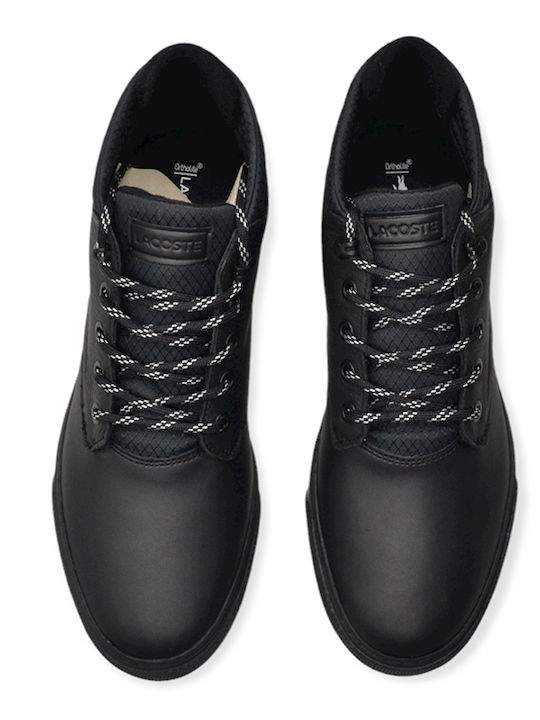 Leder Schwarz Herrenstiefel