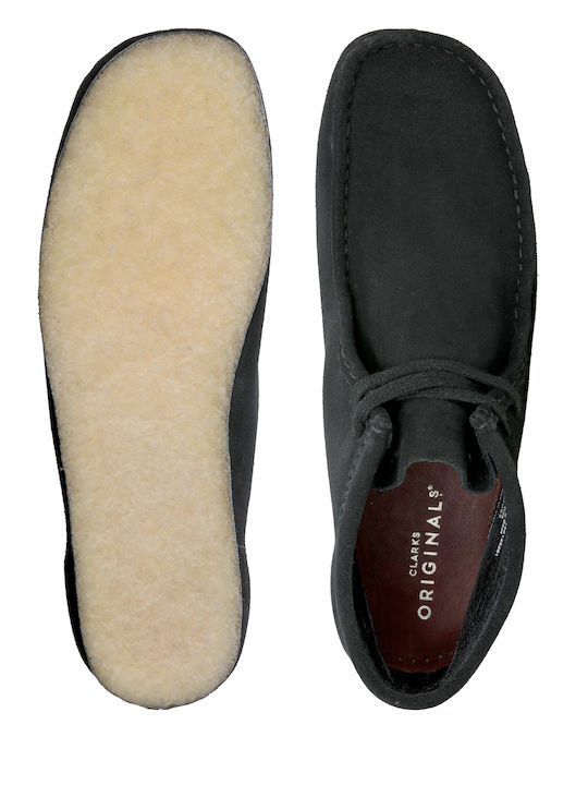 Wallabee Boot Schwarz Herrenstiefel