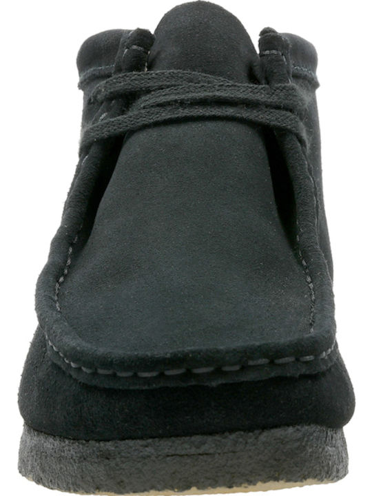 Wallabee Boot Schwarz Herrenstiefel