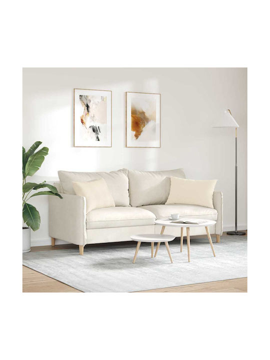 vidaXL Sofa-Kissen Beige 2Stück 40x60cm.