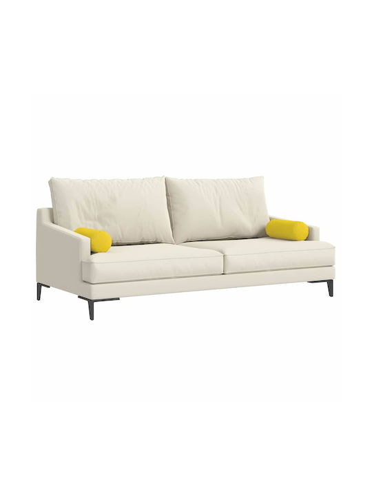 vidaXL Sofa Cushion Soft Yellow 2pcs 40x15cm.
