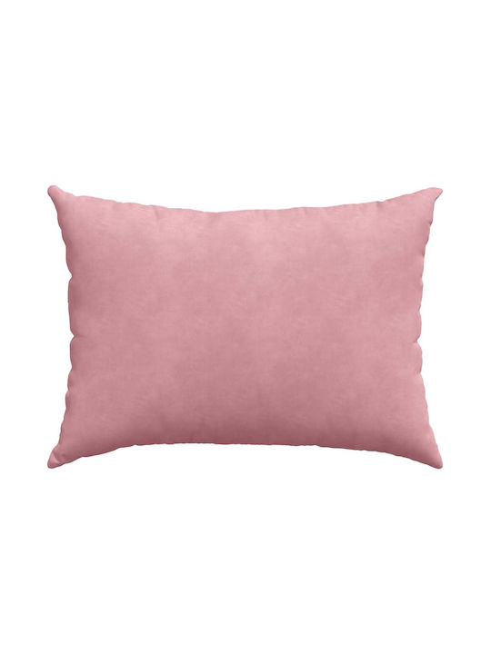 vidaXL Perna De Canapea Din Catifea Roz 50x70cm