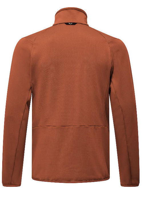 Salewa Polarlite Men's Fleece Jacket Bombay Brown