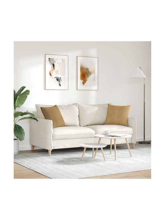 vidaXL Perna De Canapea Din Catifea Maro 45x45cm