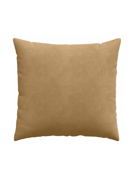 vidaXL Perna De Canapea Din Catifea Maro 45x45cm