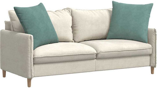 vidaXL Velvet Sofa Cushion Light Blue 80x80cm