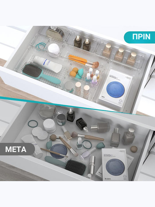 Femmit Drawer Organizer With Transparent Drawers 6 Pieces