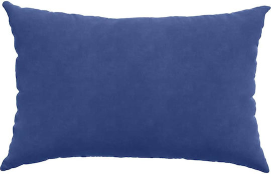 vidaXL Velvet Blue Sofa Cushion Police 40x60cm