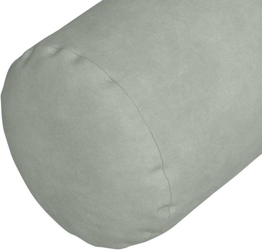 vidaXL Възглавница За Диван От Кадифе Светлосив 70x25см
