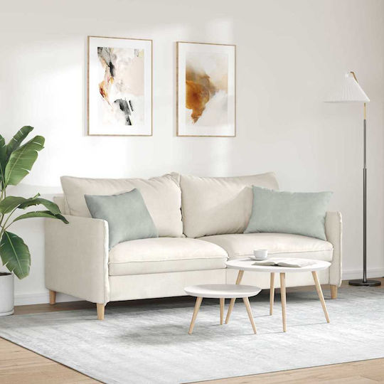 vidaXL Zierkissen Grau 2 Stück 40x60cm