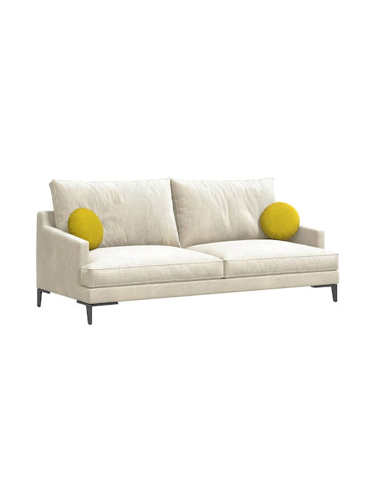 vidaXL Velvet Yellow Sofa Cushion 40x40cm