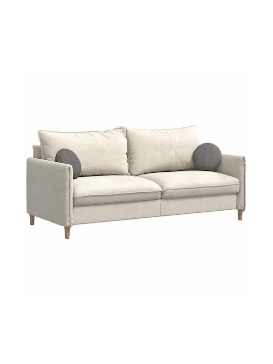 vidaXL Velvet Sofa Cushion Light Gray 30x30cm