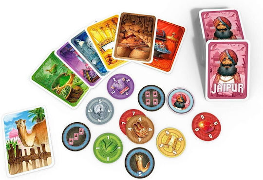 Board Game Jaipur for 2 Players 10+ Years Old (PL) Rebel