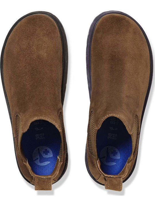 Highwood Велур Челси Мъжки Ботуши Кафяви
