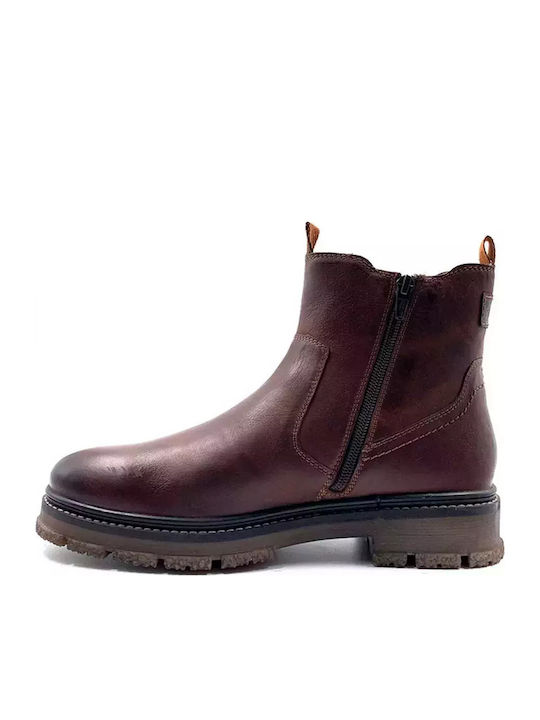 Leather Brown Men's Boots Anatomical