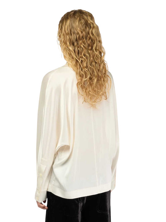 Semicouture Women's Double Breasted Blazer Beige