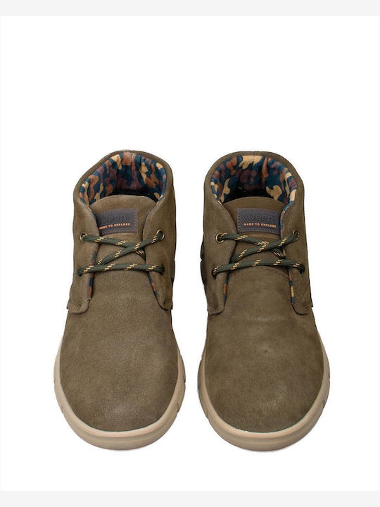 Leather Brown Men's Boots