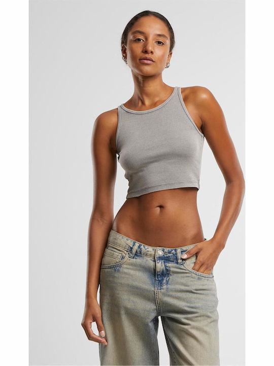 Ladies Washed Rib Jersey Cropped Top 2Pack Steel Gray Ladies Washed Rib Jersey Cropped Top 2Pack Steel Gray