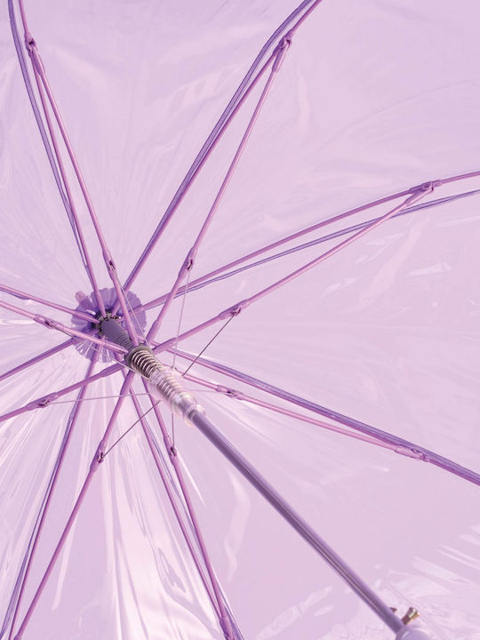 Bisetti Winddicht Regenschirm Kompakt Transparent