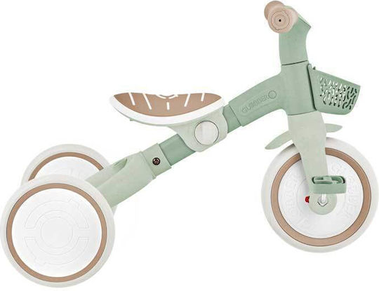 Globber Learning Trike Plus Μετατρεπόμενο με Χειρολαβή Γονέα 3 σε 1 για 1-3 Ετών Πράσινο